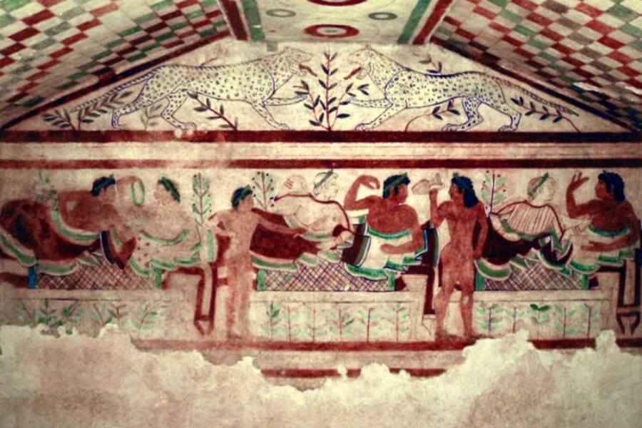 نقاشی مبل شزلون در مصر باستان