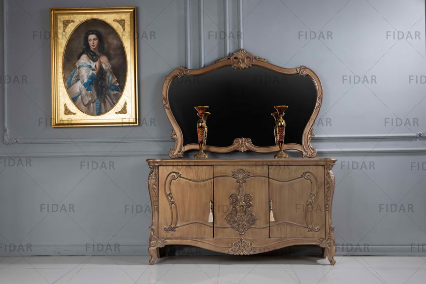 میز کنسول کلاسیک آینه دار