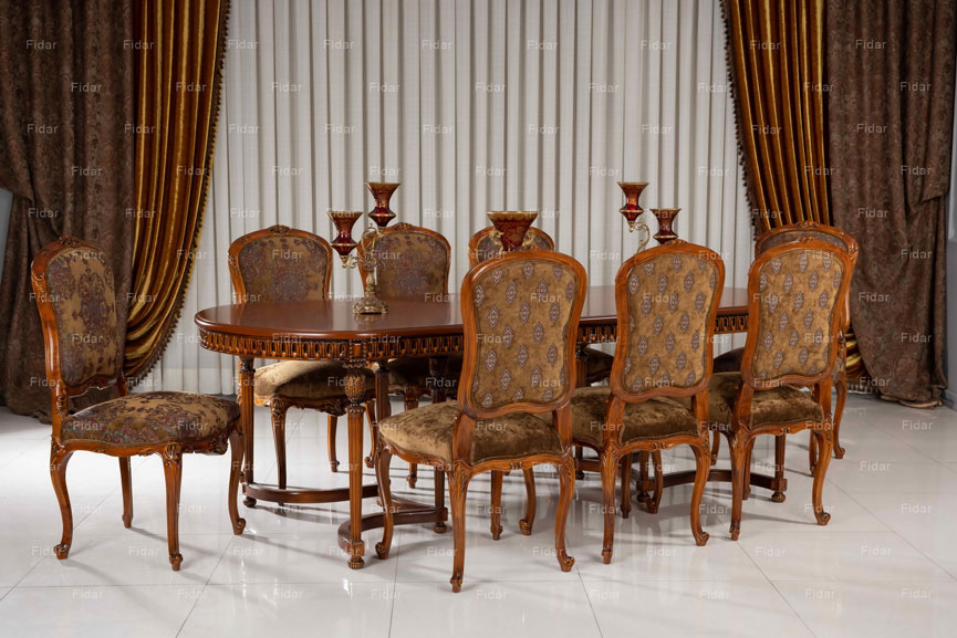 میز ناهارخوری کلاسیک فیدار