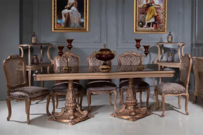 ست مبلمان وغذاخوری 8 نفره راشل یاسی - Image 2